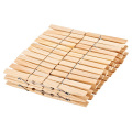 Household High Quality Standard 48 PCS Spring Mini Wooden Clothes Pegs